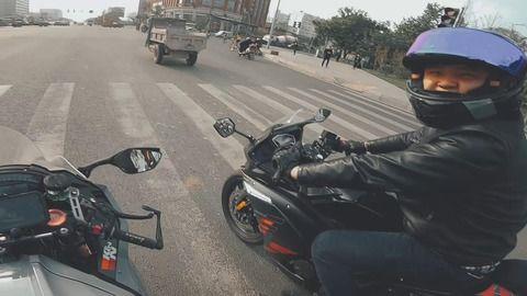 国产小忍者改装油箱视频